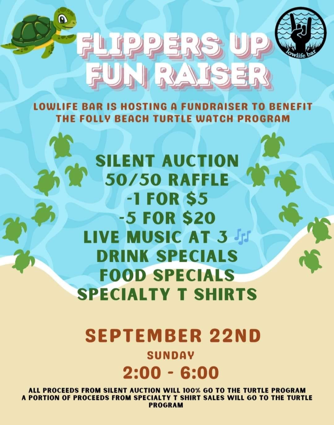 Flippers Up Fun Raiser