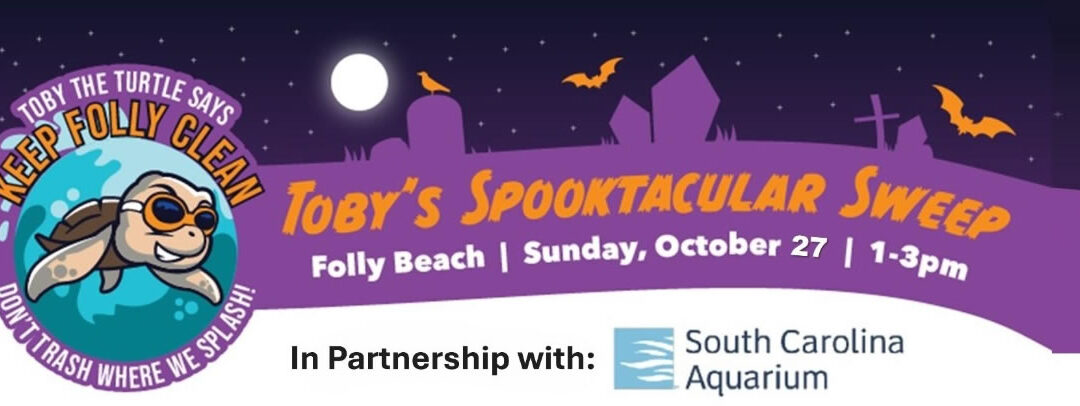 Spooktacular beach sweep